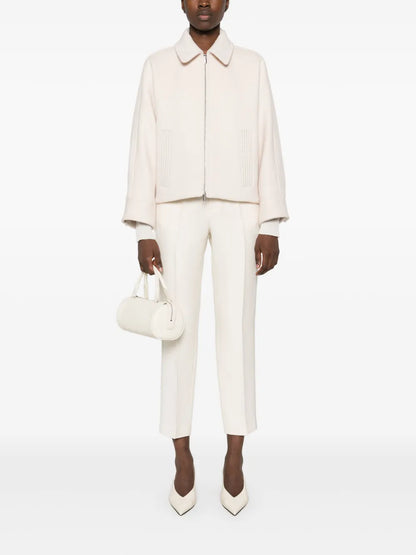 Satin-Trim Trousers