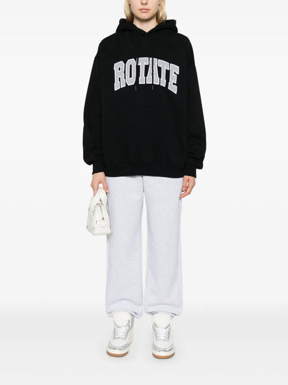 Logo-Embroidered Hoodie