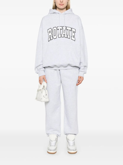 Logo-Embroidered Hoodie
