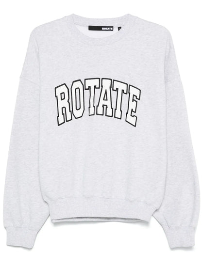 Embroidered-Logo Crew-Neck Sweatshirt