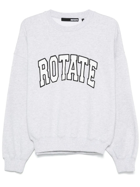 Embroidered-Logo Crew-Neck Sweatshirt
