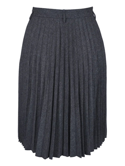 Pleated Midi Skirt