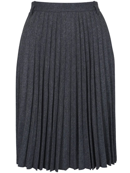 Pleated Midi Skirt
