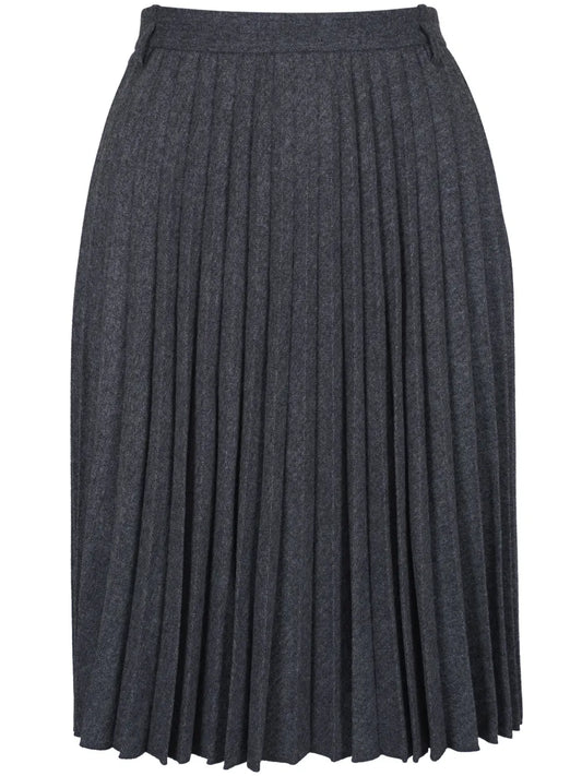 Pleated Midi Skirt