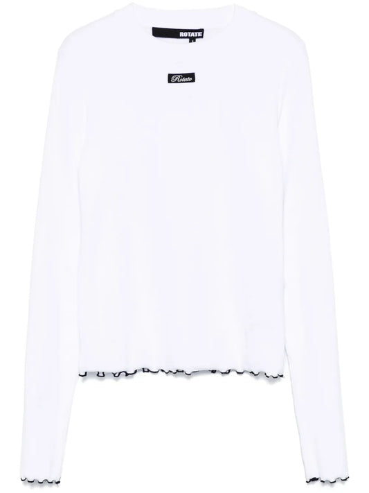 Ribbed Long-Sleeve T-Shirt