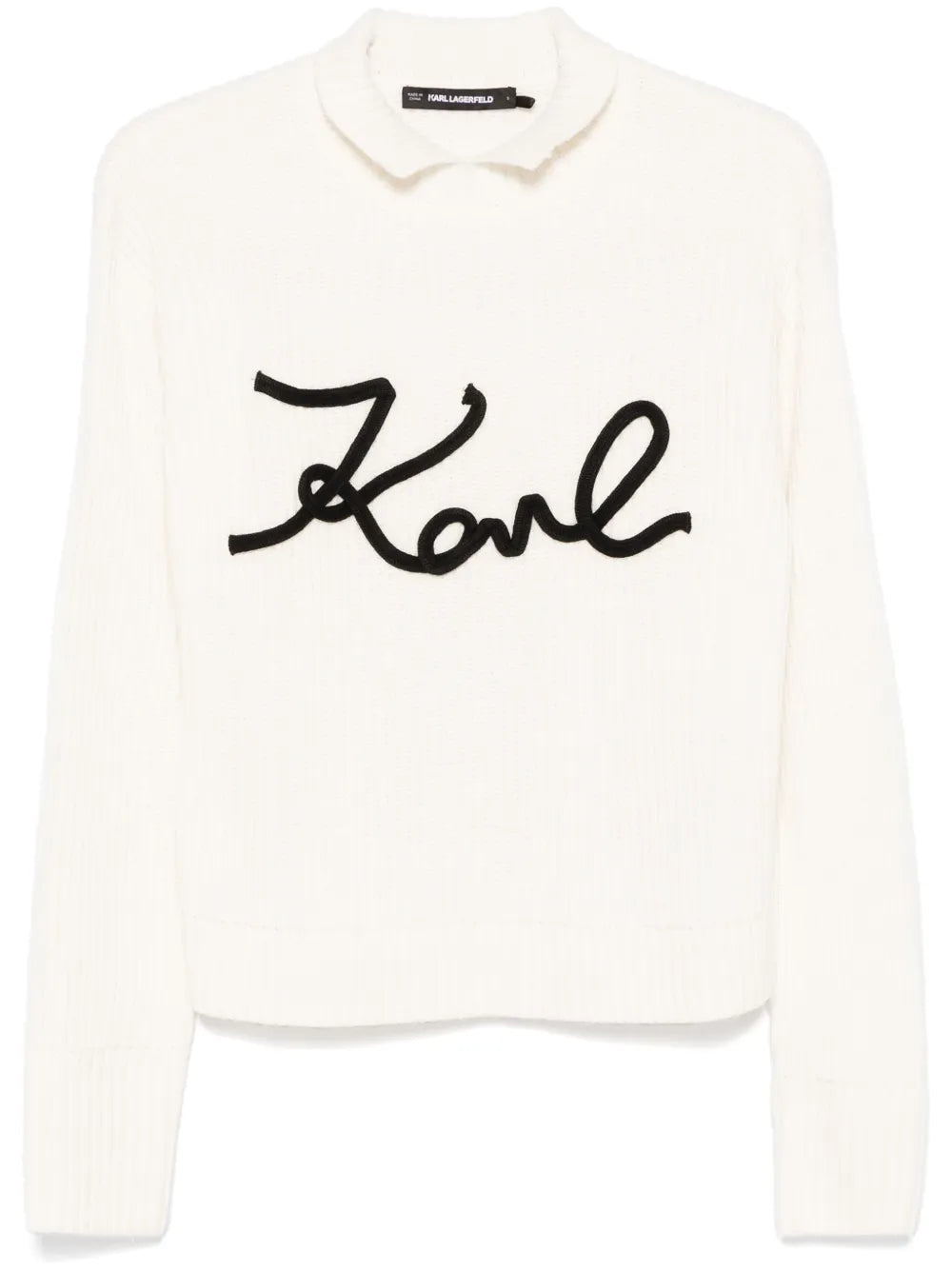 Soutache Karl Signature Sweater