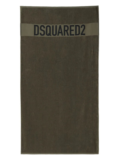 Logo-Print Beach Towel