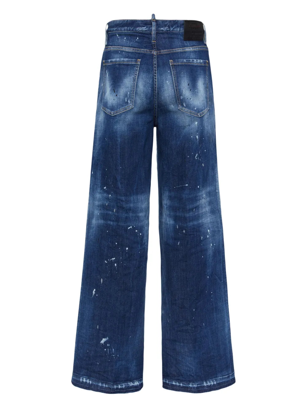 Ripped Wide-Leg Jeans