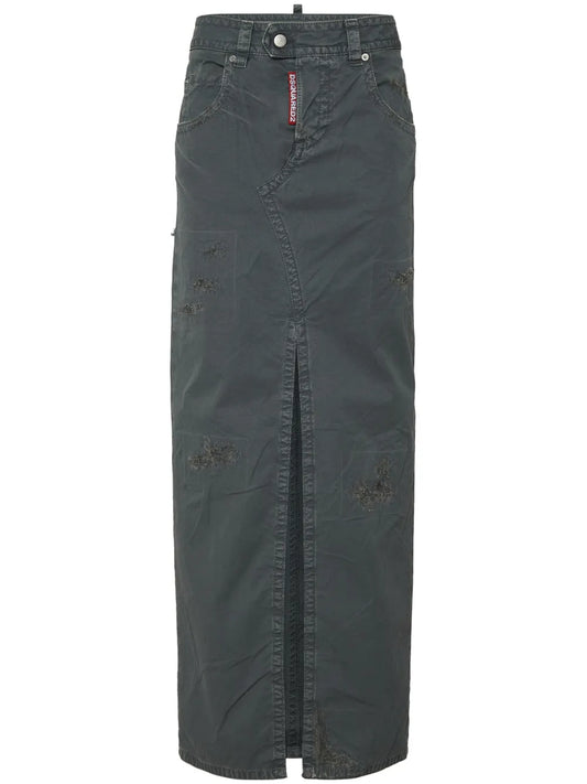 Cotton Maxi Skirt