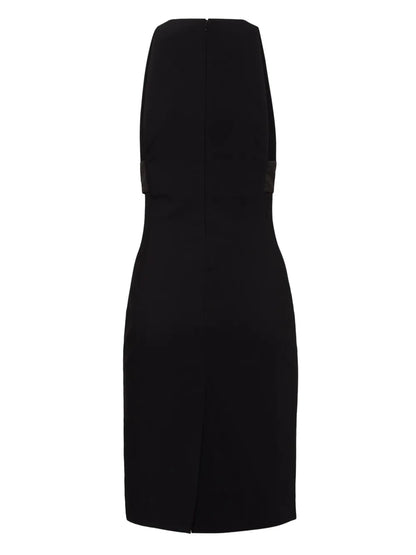 Bow-Embellished Pencil Dress