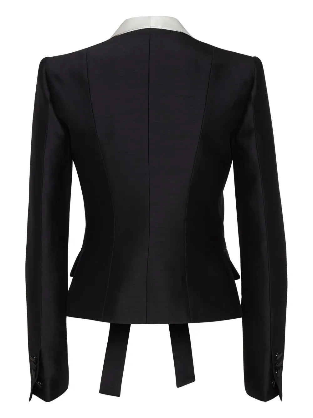 Bow Detailing Cotton Jacket