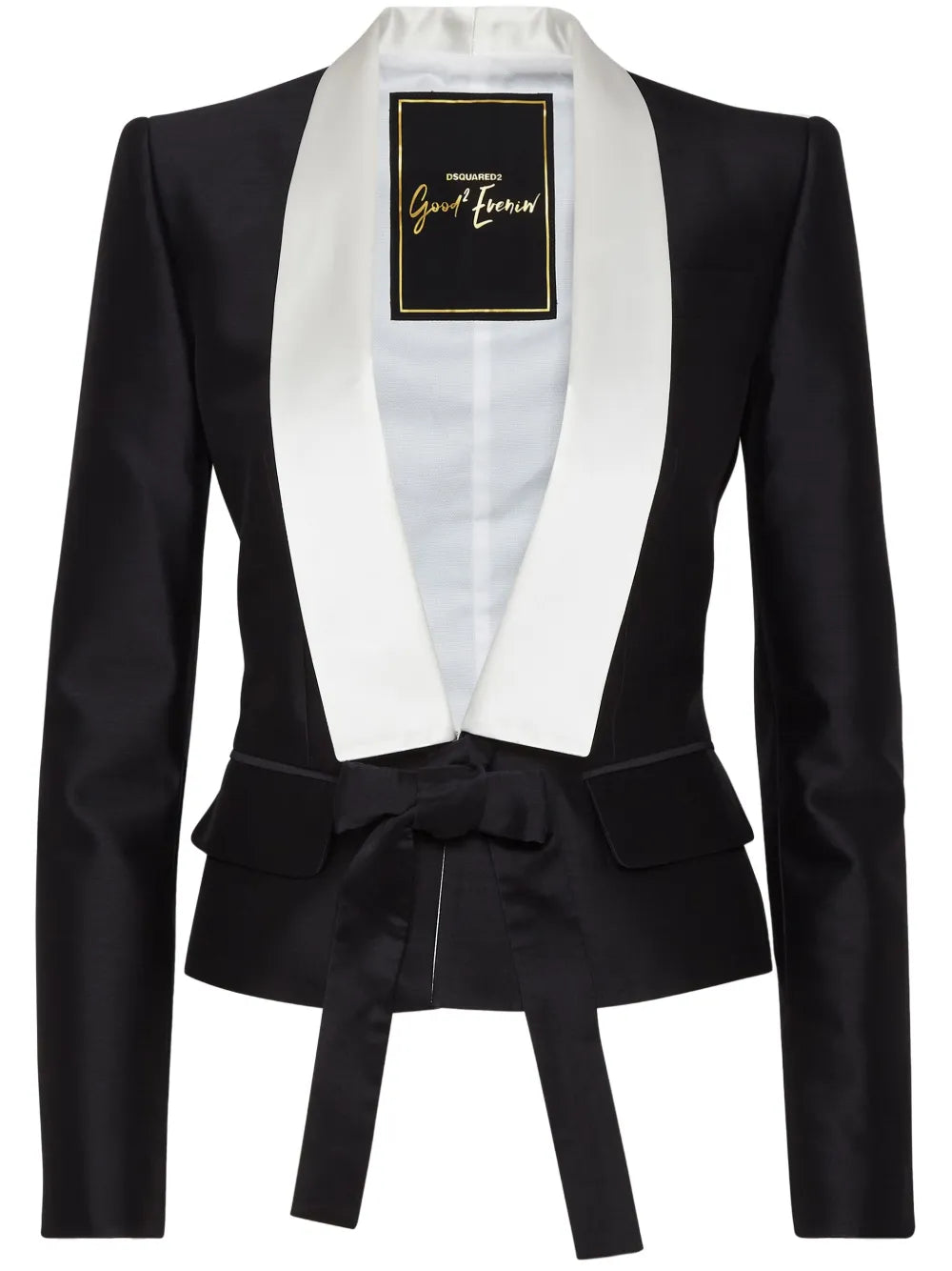Bow Detailing Cotton Jacket