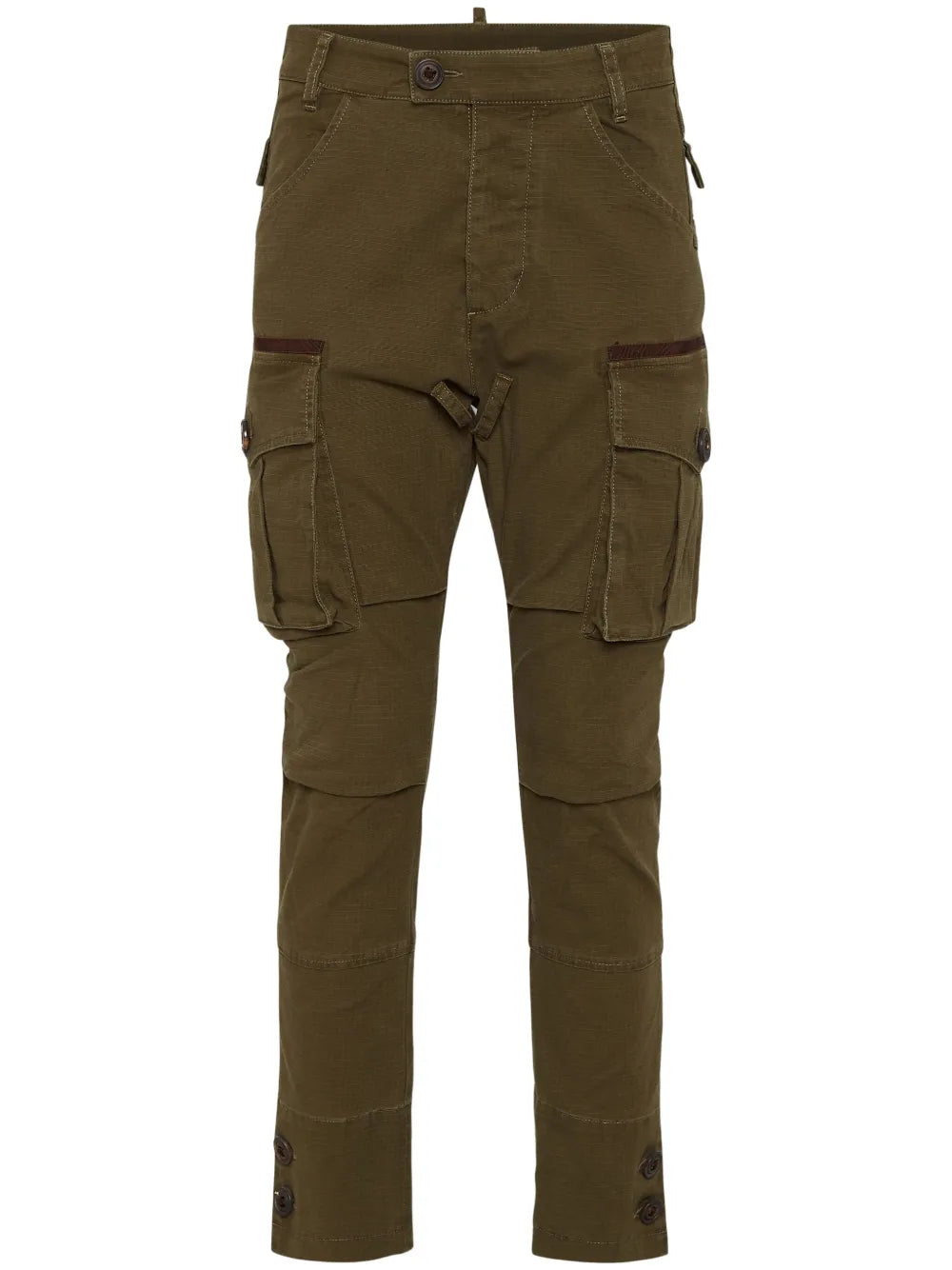 Straight-Leg Cargo Trousers