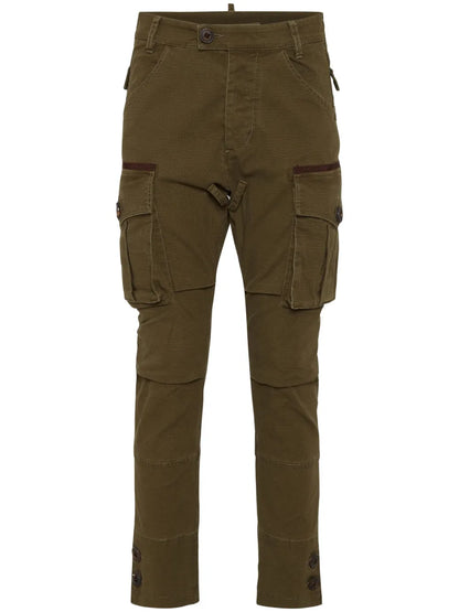 Straight-Leg Cargo Trousers