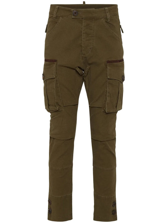 Straight-Leg Cargo Trousers