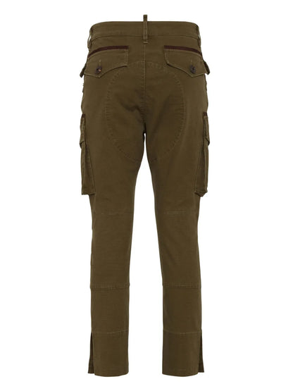 Straight-Leg Cargo Trousers