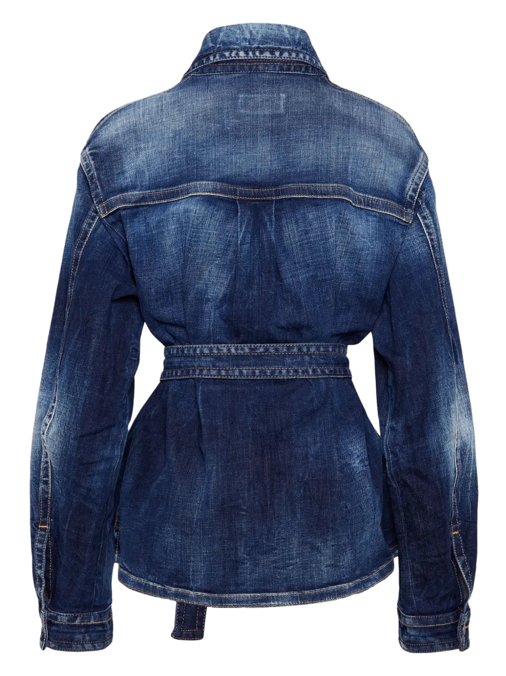 Belted Denim Jacket