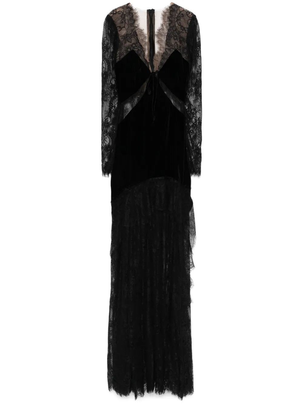 Corded-Lace Maxi Dress