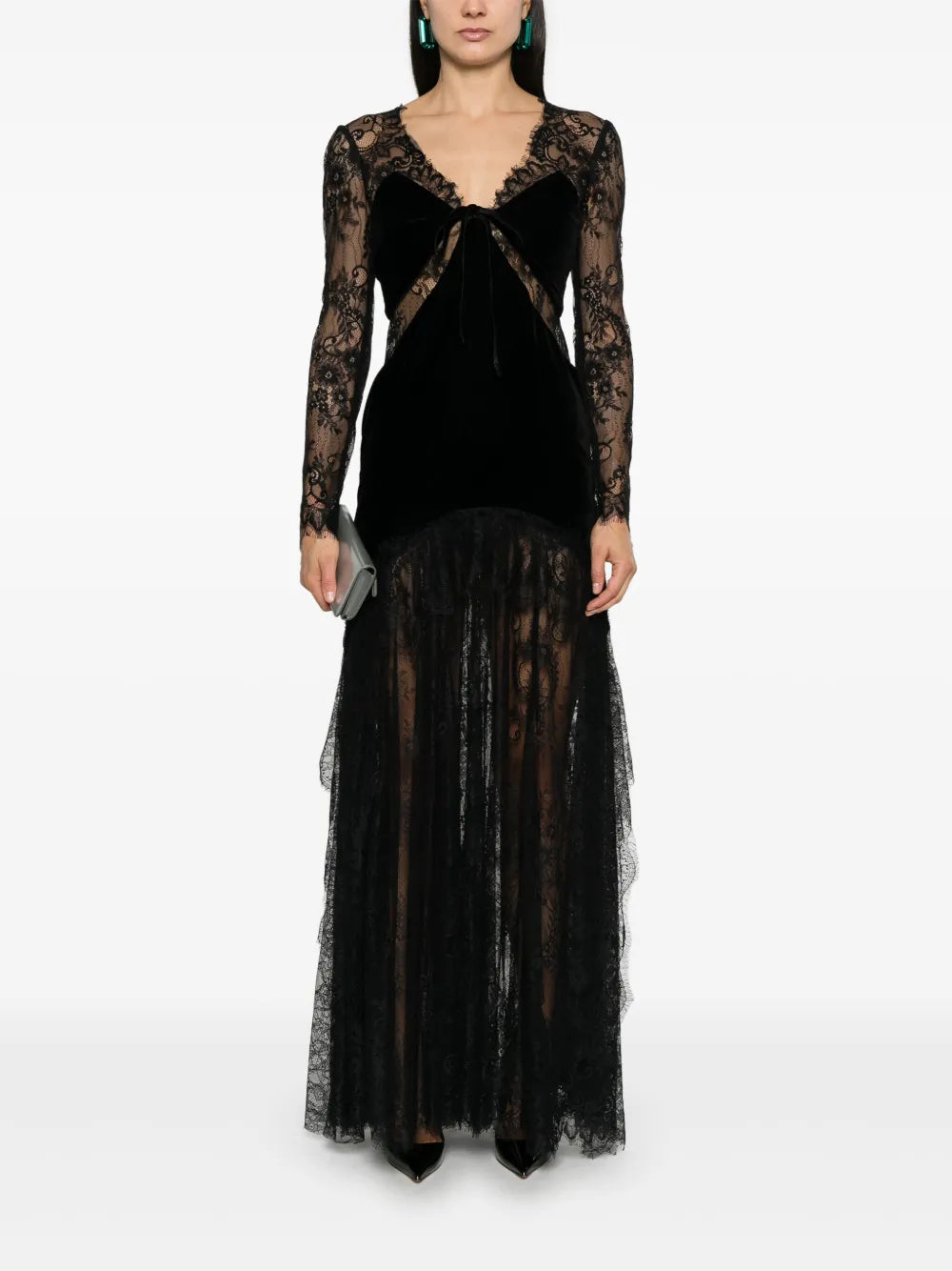 Corded-Lace Maxi Dress