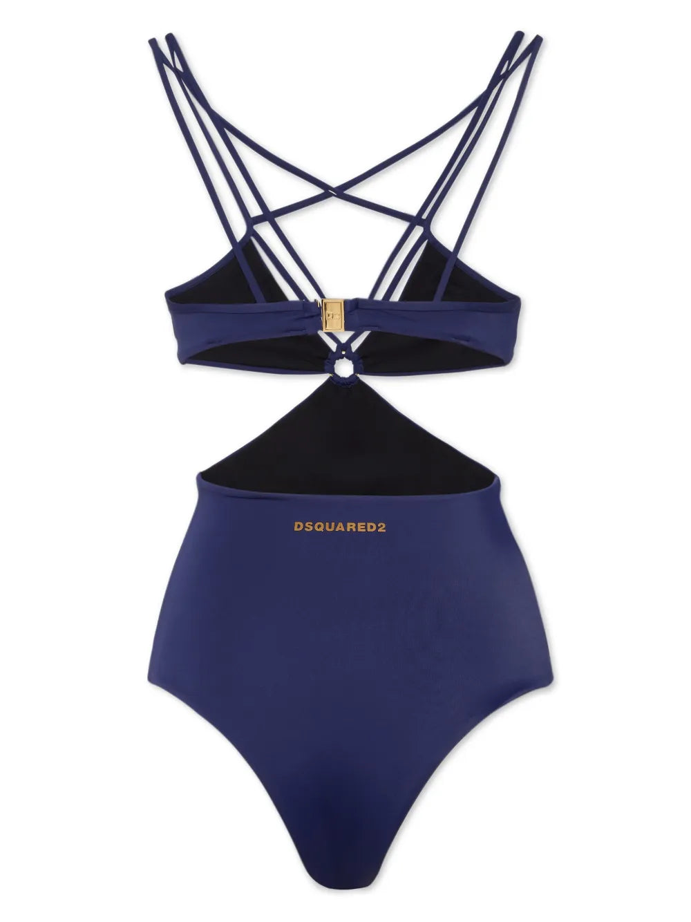 Logo-Print Cut Out-Detail Bodysuit