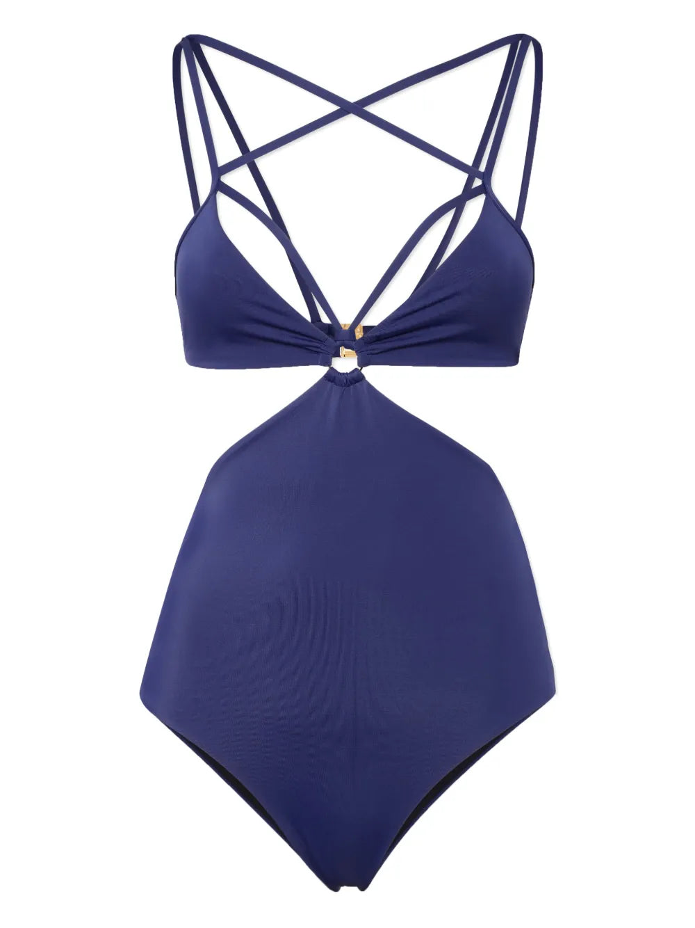 Logo-Print Cut Out-Detail Bodysuit