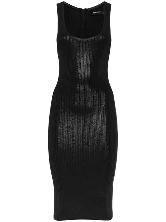 Ribbed-Knit Dress