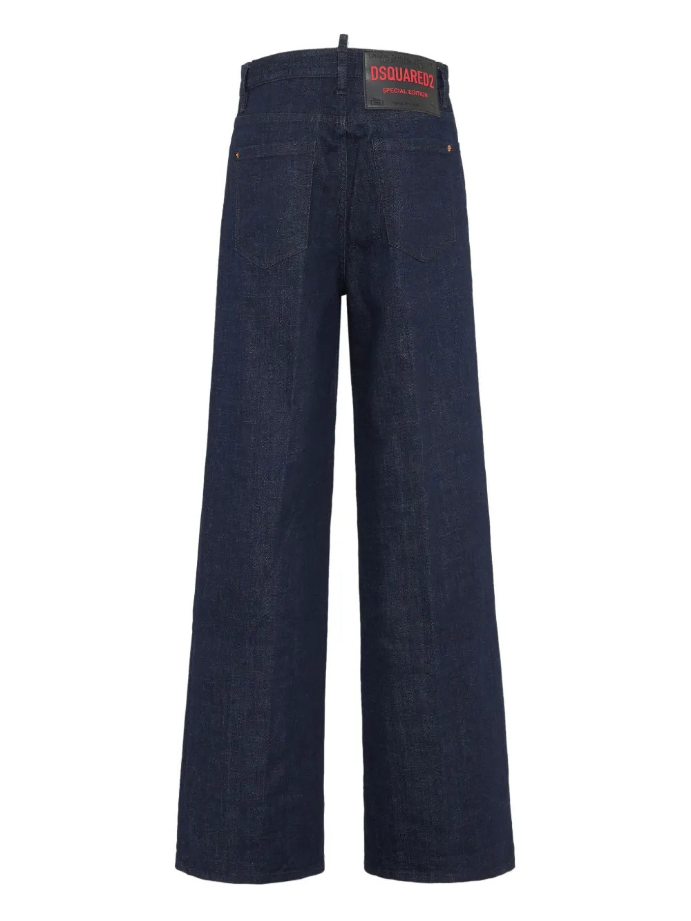 Logo-Patch Wide-Leg Jeans