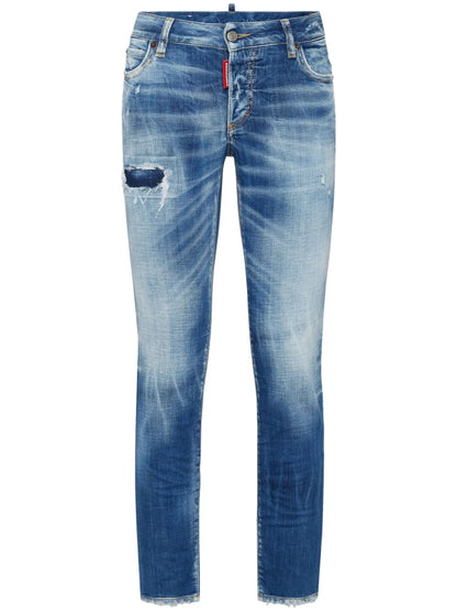 Distressed-Effect Jeans
