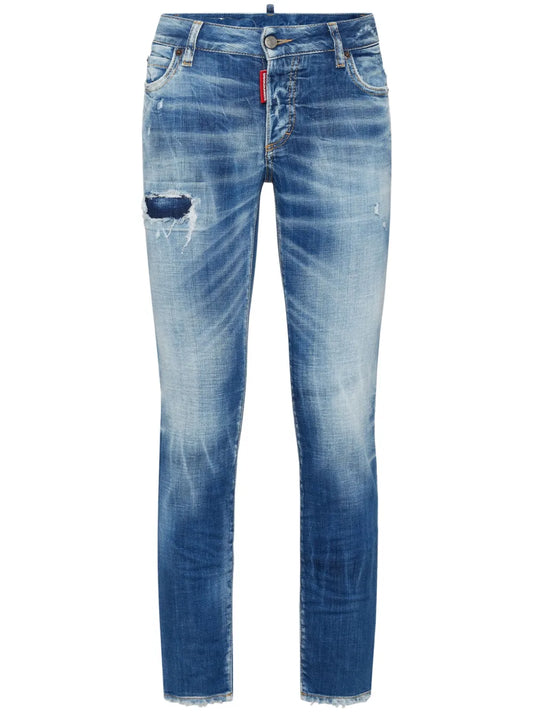 Distressed-Effect Jeans