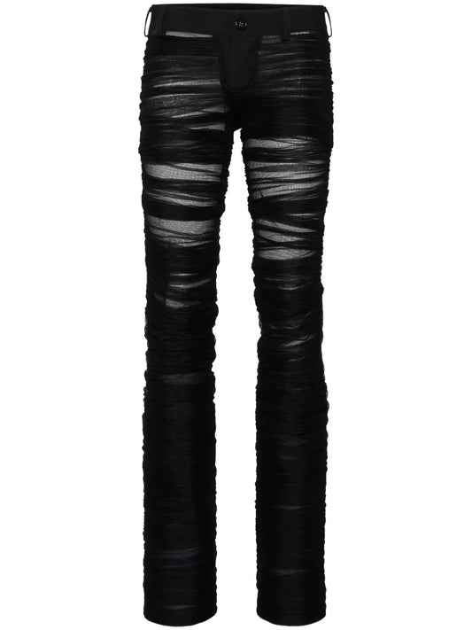 Semi-Sheer Trousers