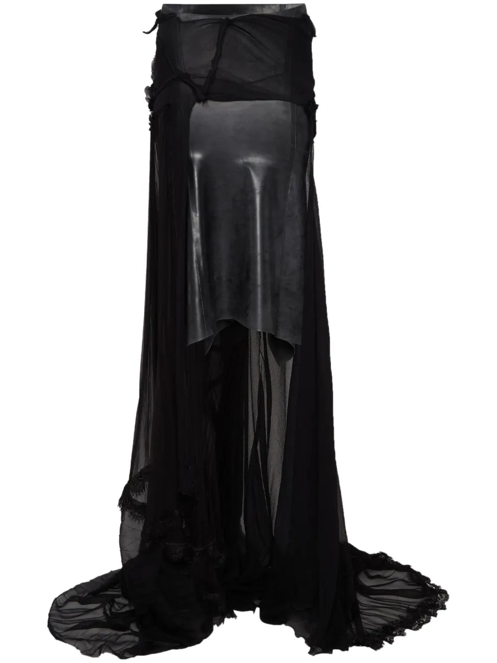 Asymmetric Maxi Skirt