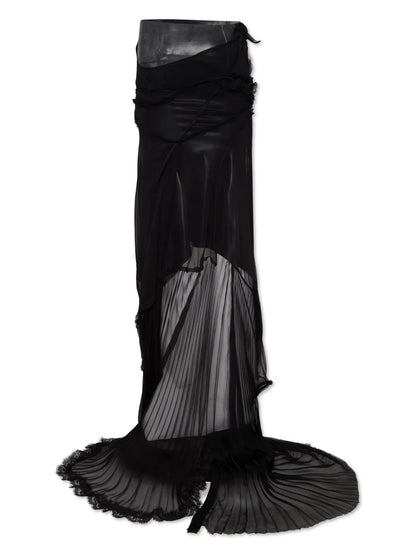 Asymmetric Maxi Skirt