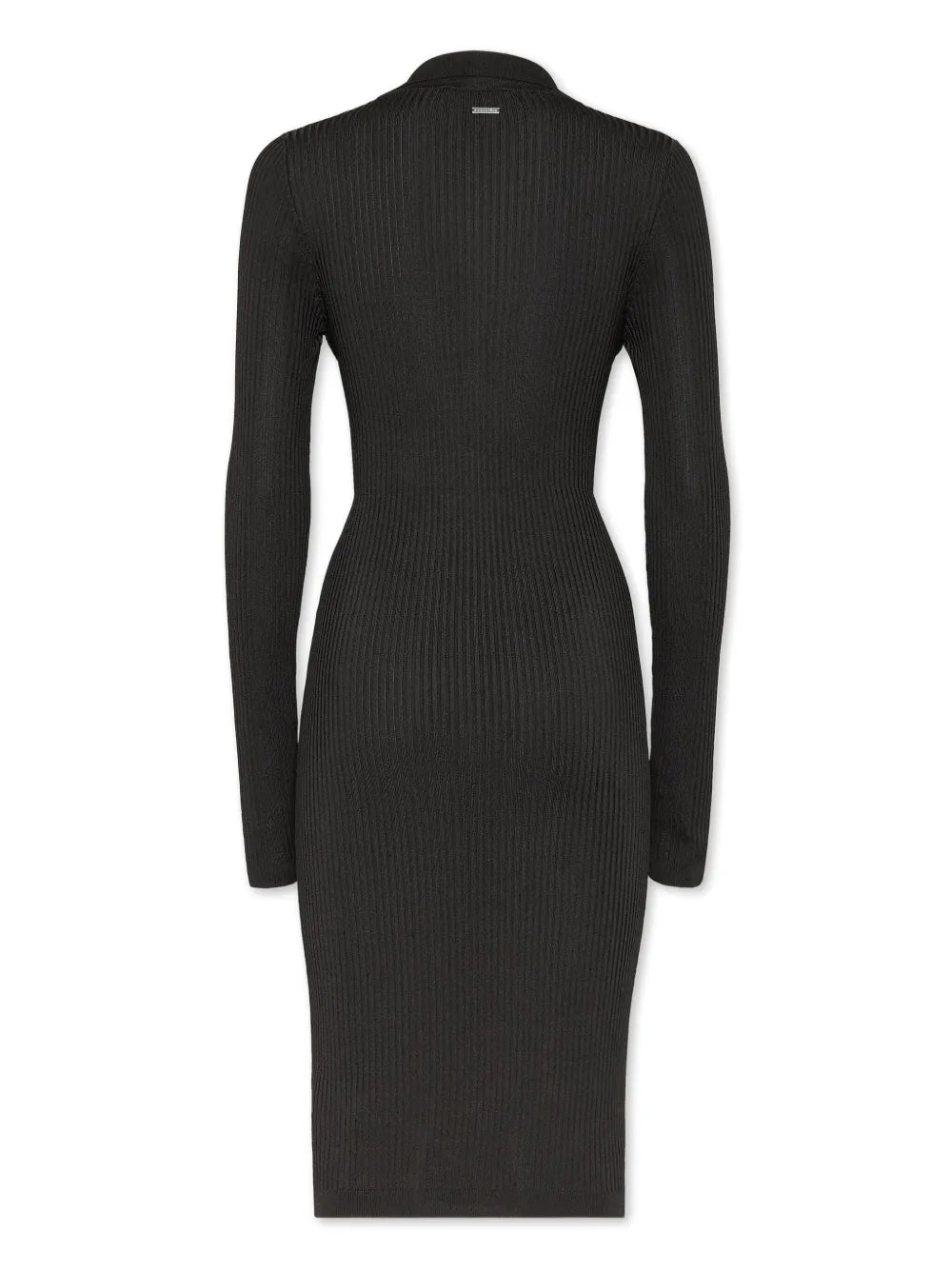Fine-Ribbed Midi Dress