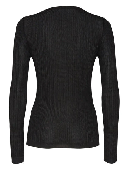 Fine-Ribbed Jumper