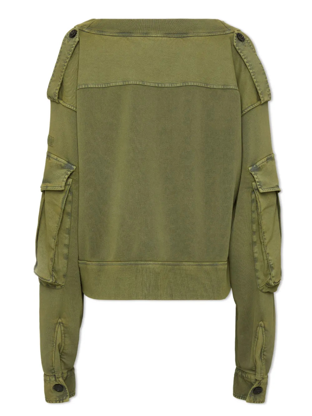 Distressed Cargo Sweatshirt