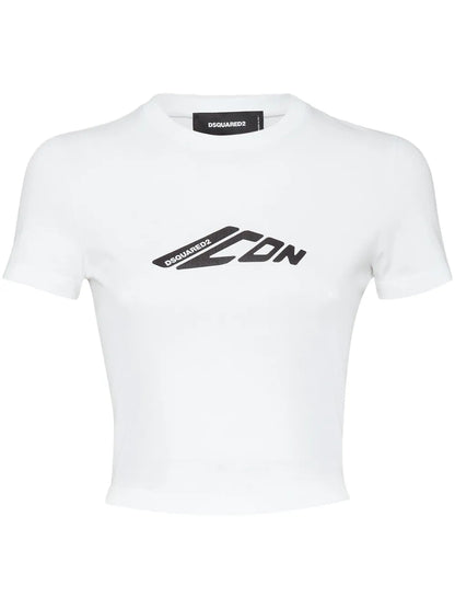Icon-Print T-Shirt