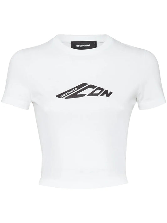 Icon-Print T-Shirt