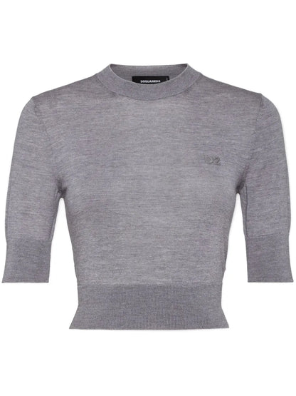 Cropped Knitted Top
