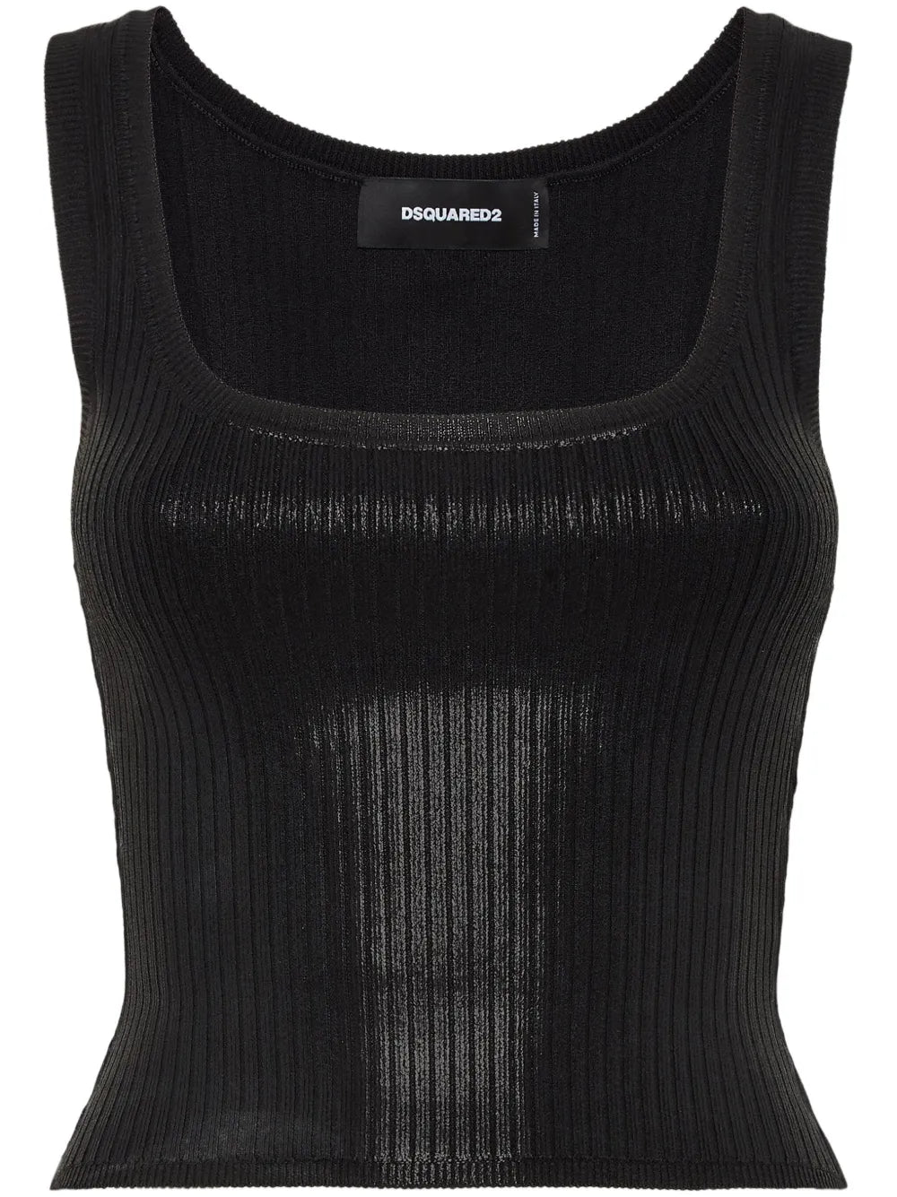 Ribbed-Knit Top