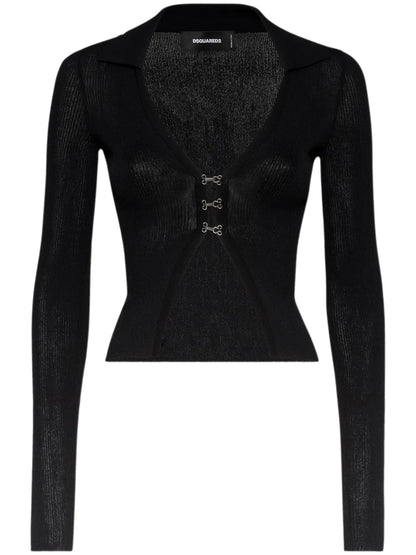Ribbed-Knit Cardigan