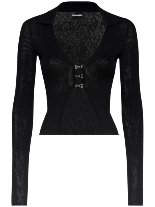 Ribbed-Knit Cardigan