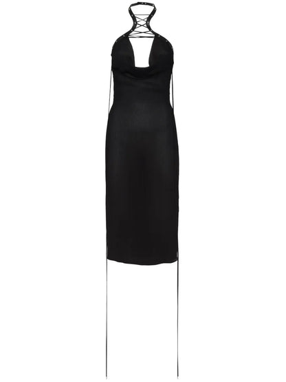 Sleeveless Silk Dress