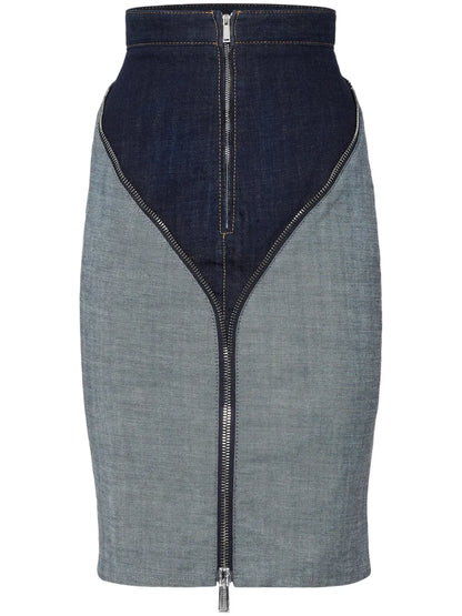 Denim Pencil Skirt