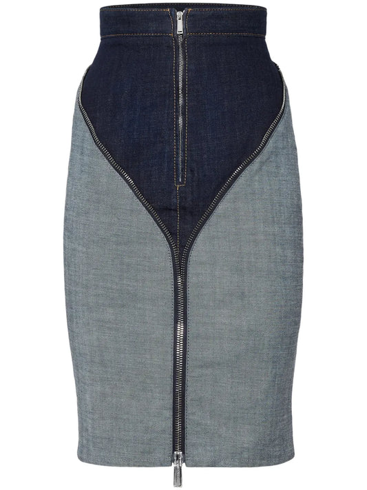 Denim Pencil Skirt