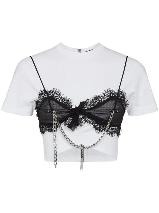 Chain-Detail T-Shirt