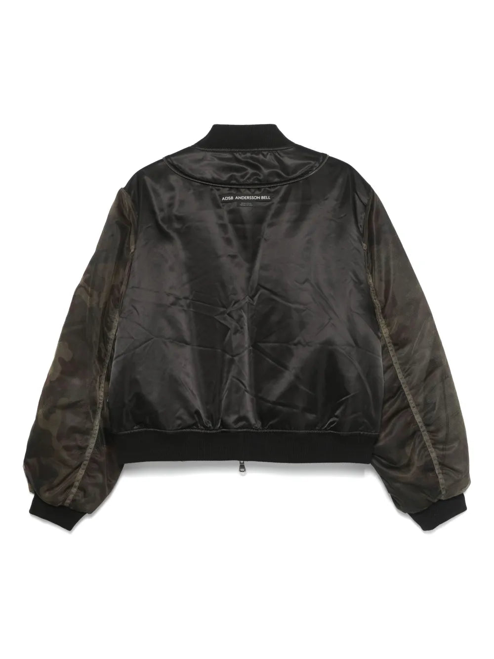 Mesh-Sleeve Bomber Jacket