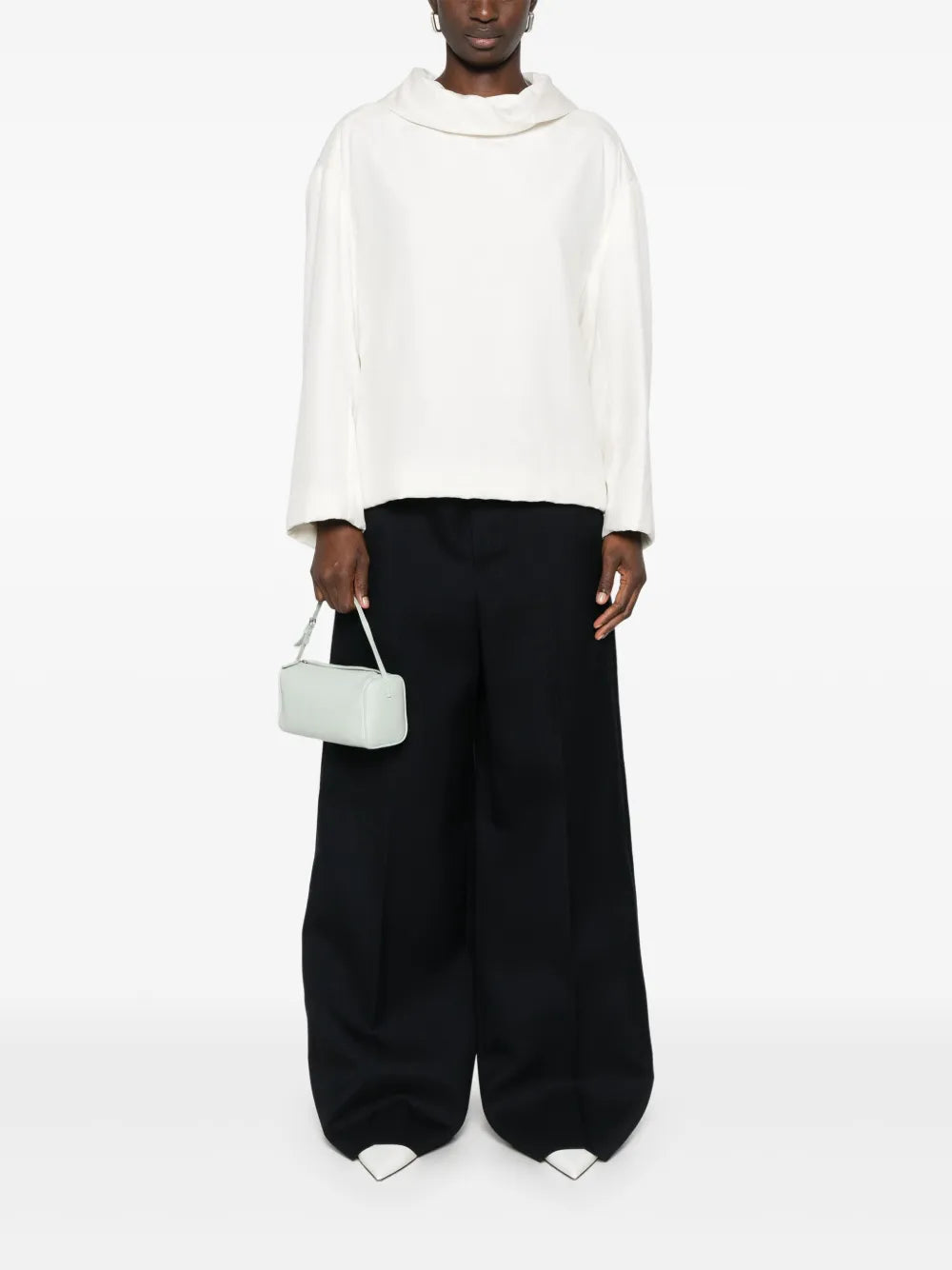 Wool Palazzo Pants