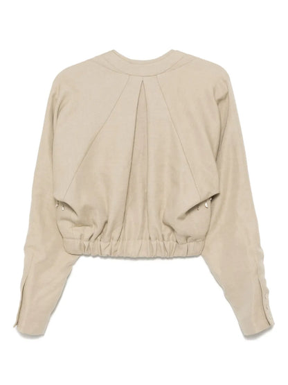 Beaded Silver Charm Blouson
