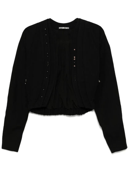 Bead Embellishment Cardigan