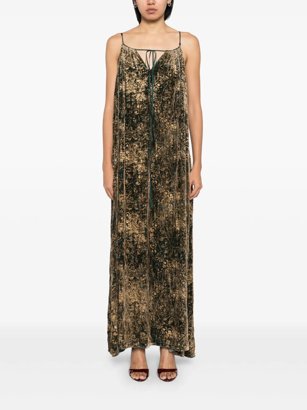Graphic-Print Dress